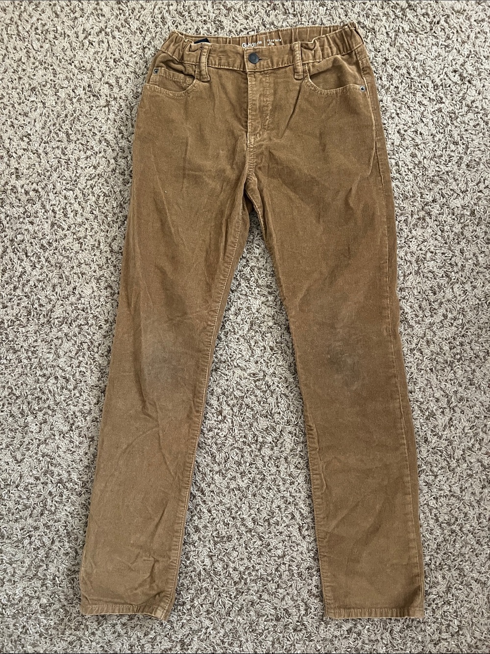 Gap Kids boys brown corduroy pants size 14